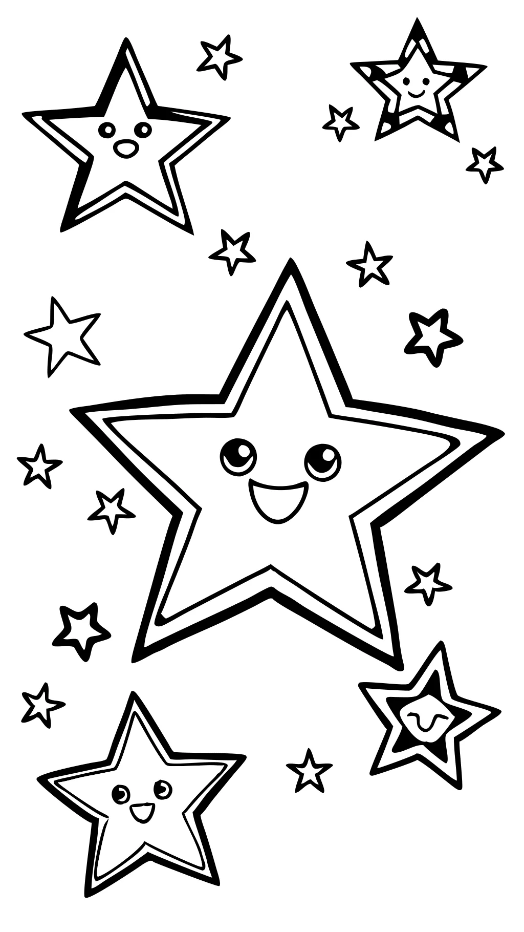 star coloring pages printable